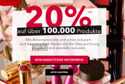 20% Rabatt auf &uuml;ber 100.000 Produkte im Douglas Shop