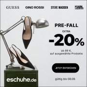 20% Rabatt auf &uuml;ber 14.600 ausgew&auml;hlte Schuhe und Taschen bei eSchuhe