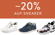 20% Rabatt auf &uuml;ber 15.000 Sneaker f&uuml;r Damen und Herren im Mirapodo Shop