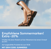 20% Rabatt auf &uuml;ber 17.400 ausgew&auml;hlte Schuhe und Taschen bei eSchuhe