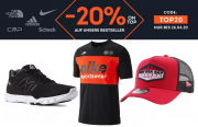 20% Rabatt auf &uuml;ber 2.000 Bestseller f&uuml;r Damen, Herren und Kinder im SportScheck Shop