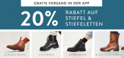 20% Rabatt auf &uuml;ber 21.000 Stiefel und Stiefeletten f&uuml;r Damen und Herren im Mirapodo Shop