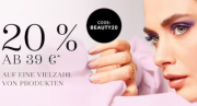 20% Rabatt auf &uuml;ber 3.300 ausgesuchte Beauty Produkte bei Douglas