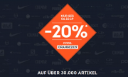 20% Rabatt auf &uuml;ber 30.000 Artikel im im SportScheck Shop