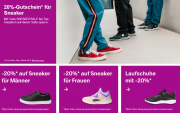 20% Rabatt auf &uuml;ber 36.000 Sneaker, Fitness- u. Laufschuhe f&uuml;r Damen und Herren bei Ebay