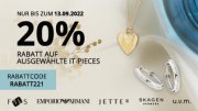 20% Rabatt auf &uuml;ber 8.300 ausgew&auml;hlte Uhren und Schmuckst&uuml;cke bei Christ