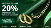 20% Rabatt auf &uuml;ber 8.800 ausgew&auml;hlte Uhren und Schmuckst&uuml;cke bei Christ