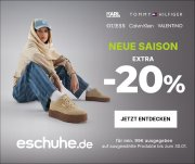 20% Rabatt auf &uuml;ber 9.000 ausgew&auml;hlte Schuhe und Taschen bei eSchuhe