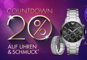 20% Rabatt auf Uhren und Schmuck im Galeria Karstadt Kaufhof Shop