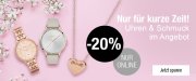 20% Rabatt auf Uhren und Schmuck im Galeria Kaufhof Shop