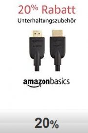 20% Rabatt auf Unterhaltungszubeh&ouml;r von Amazonbasic