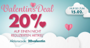 20% Rabatt auf Valentinstag Geschenkideen bei Galeria Karstadt Kaufhof