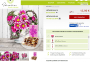 20% Rabatt auf viele Blumenstr&auml;u&szlig;e zum Valentinstag bei valentins.de