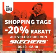 20% Rabatt auf viele Skechers Schuhe f&uuml;r Damen, Herren und Kinder + grats Versand im Schuhcenter