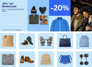 20% Rabatt auf Wintermode f&uuml;r Damen, Herren und Kinder bei Ebay