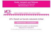 20% Rabatt bei Lace auf bereits reduzierte Artikel (MBW: 25 Euro)