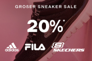 20% Rabatt im gro&szlig;en Sneaker Sale f&uuml;r Damen, Herren und Kinder bei Deichmann