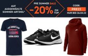 20% Rabatt im PreSummer Sale auf &uuml;ber 2.600 ausgew&auml;hlte Sommer Artikel bei SportScheck