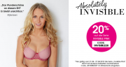20% Rabatt On Top auf alles Artikel der Marke Invisible Pink im Lascana Shop