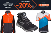 20% Rabatt On Top auf ausgew&auml;hlte Hike & Bike Artikel im SportScheck Shop