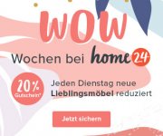 20% Rabattcode f&uuml;r alle M&ouml;bel im WOW-Wochen Sale im Home24 Shop