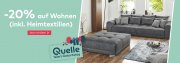 20% Rabattgutschein auf Wohnen inkl. Heimtextilien im Quelle Shop