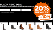 20% Ratatt auf ALLES + 10% Extra-Rabatt im Reno Shop