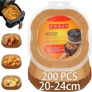 200 Stk. Hei&szlig;luftfritteusen-Backpapier f&uuml;r 5,99&euro; bei Amazon