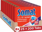 200 St&uuml;ck (8x 25) Somat All in 1 Extra Sp&uuml;lmaschinen Tabs