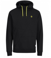 Jack & Jones Sweathoodie f&uuml;r Herren in Schwarz bei JeansDirect nur 21,85 Euro inkl. Versand