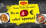 Frisches Kochen wird belohnt &ndash; bis zu 3,00 &euro; sofort sparen