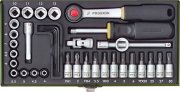 Proxxon Industrial Steckschl&uuml;sselsatz metrisch 1/4" (6.3 mm) 36teilig 