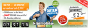 D2 Klarmobil 100 Min, 1GB Daten f&uuml;r 2,99&euro;
