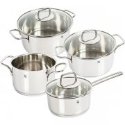 edles WMF Topfset Grand 4-teilig inkl. 3 Glasdeckel f&uuml;r 89,99&euro; statt 109,99&euro;