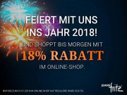 18% Rabatt bis morgen auf die regul&auml;re W&auml;re bei Jeans Fritz