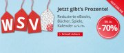 Bis zu 70% Rabatte auf B&uuml;cher, Spiele, eBooks u.v.m. bei Hugendubel 