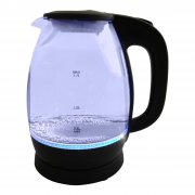 2200 Watt Glas Wasserkocher 1,7 Liter Blaue LED Beleuchtung