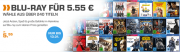 Saturn: &uuml;ber 240 Blu-rays f&uuml;r je 5,55&euro;