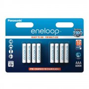Panasonic eneloop, Ready-to-Use Ni-MH Akku, AAA Micro, 8er Pack, min. 750 mAh, 2100 Ladezyklen