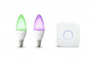 E14 HUE-BUNDLE DP AMBIANCE RGBW 6,5W+BRIDGE 