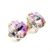  925-Sterling Ohrstecker handgefertigt mit funkelnden Starlight Kristall aus SWAROVSKI 7,32&euro;
