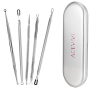 ACEVIVI 5-teiliges Aknenadeln Set aus Edelstahl mit Gutscheincode nur 7,19 Euro