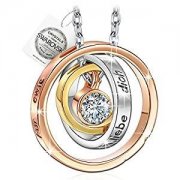 PAULINE & MORGEN "Mama, ich liebe dich" Kette mit SWAROVSKI Steinen, Geschenkbox