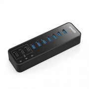 Anker 60W 7-Port USB 3.0 Datenhub mit 3 PowerIQ Ladeports