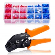 Crimpzange, Exwell Crimpwerkzeug Set, Aderendh&uuml;lsen Crimpzange 0.5-2.5mm&sup2;