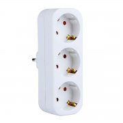 3 Fach Mehrfachsteckdose, Soyion Wei&szlig; Steckdosenadapter, Mehrfachstecker, 3-fach Stecker