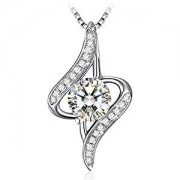 Kette Damen, 925er Sterling Silber, Halskette bei@amazon - 10,93&euro;