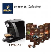 TCHIBO CAFISSIMO Tuttocaff&egrave; Nero inkl. 100 Kapseln Kapselmaschine Schwarz nur 39 &euro; statt 107,90 &euro;