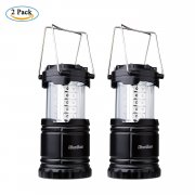 LED Camping Laterne,Diealles 2 St&uuml;ck LED Campinglampe Faltbar 30 LEDs,Batteriebetrieb