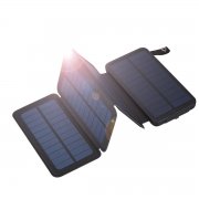 Solar Ladeger&auml;t FLOUREON Powerbank mit LED 10000mAh tragbar Solar Panel